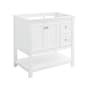 Fresca Manchester 36" Single Free Standing Vanity Cabinet - Less Vanity Top White