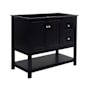 Fresca Manchester 40" Single Free Standing Vanity Cabinet - Less Vanity Top Black
