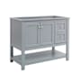 Fresca Manchester 40" Single Free Standing Vanity Cabinet - Less Vanity Top Gray
