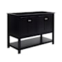 Fresca Manchester 48" Double Free Standing Vanity Cabinet - Less Vanity Top Black