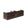 Fresca Formosa 58" Double Wall Mounted Vanity Cabinet - Less Vanity Top Acacia Wood