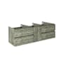 Fresca Formosa 58" Double Wall Mounted Vanity Cabinet - Less Vanity Top Sage Gray