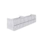Fresca Formosa 70" Double Wall Mounted Vanity Cabinet - Less Vanity Top Rustic White