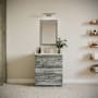 Fresca Formosa 30" Free Standing Single Basin Vanity Set with Cabinet and Quartz Vanity Top Sage Gray