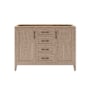 Fresca Silas 48" Single Free Standing Vanity Cabinet Only - Less Vanity Top Vanilla Oak