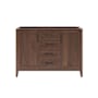Fresca Silas 48" Single Free Standing Vanity Cabinet Only - Less Vanity Top Warm Walnut