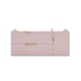 Fresca Camille 36" Single Wall Mounted Vanity Cabinet Only - Less Vanity Top Vintage Rose