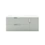 Fresca Camille 36" Wall Mounted Single Basin Vanity Set with Cabinet and Quartz Vanity Top Whispering Sage