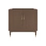 Fresca Sawyer 36" Single Free Standing Vanity Cabinet Only - Less Vanity Top Mocha Birch