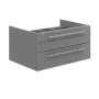 Fresca Lucera 30" Single Wall Mounted Vanity Cabinet Only - Less Vanity Top Gray