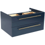 Fresca Lucera 30" Single Wall Mounted Vanity Cabinet Only - Less Vanity Top Royal Blue