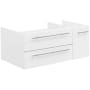 Fresca Lucera 36" Single Wall Mounted Vanity Cabinet Only - Less Vanity Top White