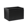 Fresca Mezzo 29" Single Wall Mounted MDF Vanity Cabinet Only - Less Vanity Top Black