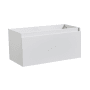 Fresca Mezzo 35-1/5" Single Wall Mounted MDF Vanity Cabinet Only - Less Vanity Top White