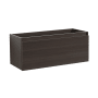 Fresca Mezzo 47" Single Wall Mounted MDF Vanity Cabinet Only with Single Drawer - Less Vanity Top Gray Oak