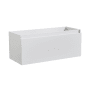 Fresca Mezzo 47" Single Wall Mounted MDF Vanity Cabinet Only with Single Drawer - Less Vanity Top White