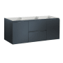 Fresca Valencia 48" Single Wall Mounted / Floating Vanity Cabinet Only - Less Vanity Top Dark Slate Gray