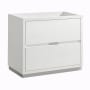 Fresca Valencia 36" Single Free Standing Vanity Cabinet Only - Less Vanity Top Glossy White