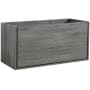Fresca Catania 48" Single Wall Mounted Manufactured Wood Vanity Cabinet Only - Less Vanity Top Ocean Gray