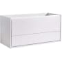 Fresca Catania 48" Single Wall Mounted Manufactured Wood Vanity Cabinet Only - Less Vanity Top Glossy White