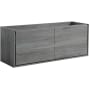 Fresca Catania 60" Single Wall Mounted Manufactured Wood Vanity Cabinet Only - Less Vanity Top Ocean Gray