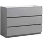 Fresca Lazzaro 48" Single Free Standing Manufactured Wood Vanity Cabinet Only - Less Vanity Top Gray