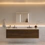 Fresca Senza 30" x 26" Frameless Double Door Medicine Cabinet Mirror