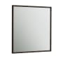 Fresca Formosa 32" x 32" Framed Bathroom Mirror Acacia Wood