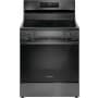 Frigidaire 30 Inch Wide 5.3 Cu. Ft. Free Standing Electric Range with Broil Element and One Touch Self Clean Black Stainless Steel