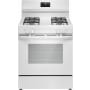 Frigidaire 30 Inch Wide 5.1 Cu. Ft. Free Standing Gas Range with LED Display and Broil Element White