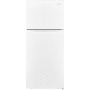 Frigidaire 28 Inch Wide 17.6 Cu. Ft. Energy Star Certified Top Freezer Refrigerator with Crisper Bins and Reversible Door White