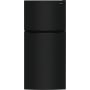 Frigidaire 30 Inch Wide 18.3 Cu. Ft. Top Freezer Refrigerator with Crisper Bins and Ice Maker Ready Black