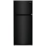 Frigidaire 28 Inch Wide 16.03 Cu. Ft. Energy Star Certified Top Freezer Refrigerator with LED Lighting Black
