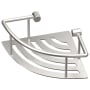 Gatco Elegant 9" Stainless Steel Bathroom Shelf Brushed