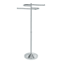 Gatco 17-1/4" Brass Free Standing Towel Rack Chrome