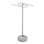 Gatco 17-1/4" Brass Free Standing Towel Rack Satin Nickel