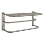 Gatco 20" Stainless Steel Towel Shelf Satin Nickel
