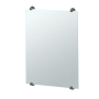 Gatco Latitude II 22" W x 30" H Traditional Rectangular Frameless Bathroom Wall Mirror Matte Black