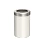 Gatco 11.4 Liter Metal Free Standing Trash Can Matte Pearl / Satin Nickel