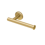 Gatco Latitude II Wall Mounted Euro Toilet Paper Holder Brushed Brass