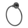 Gatco Latitude II 6-1/2" Wall Mounted Towel Ring Matte Black