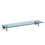 Gatco Latitude II 21" Glass and Metal Bathroom Shelf Chrome