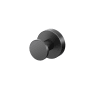 Gatco Glam Single Robe Hook Matte Black
