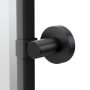 Gatco Glam 24-1/2" W x 32-1/2" H Modern Rectangular Metal Framed Bathroom Wall Mirror Matte Black