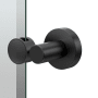 Gatco Glam 23-1/2" W x 31-1/2" H Rectangular Metal Frameless Bathroom Wall Mirror Matte Black