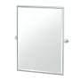 Gatco Reveal 24-1/2" W x 32-1/2" H Rectangular Metal Framed Bathroom Mirror Chrome