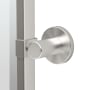 Gatco Channel 24-1/2" W x 32-1/2" H Modern Rectangular Framed Bathroom Wall Mirror Satin Nickel