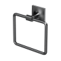 Gatco Waterline 5-7/8" Wall Mounted Towel Ring Matte Black