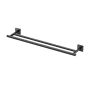 Gatco Mode 24" Double Towel Bar Matte Black