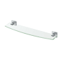 Gatco Mode 21" Glass Bathroom Shelf Chrome